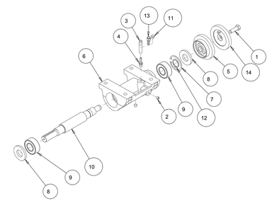Section 10 Diagram and Parts List for MK-5010S 166929 MK Diamond Concrete Saw